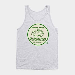 Vintage the Green Frog Bar Redwood City California Tank Top